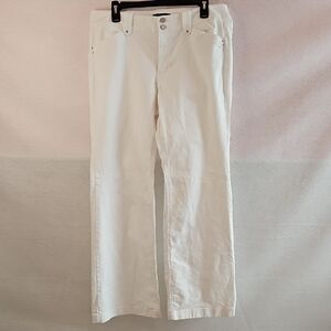 Women's Flare White Jeans